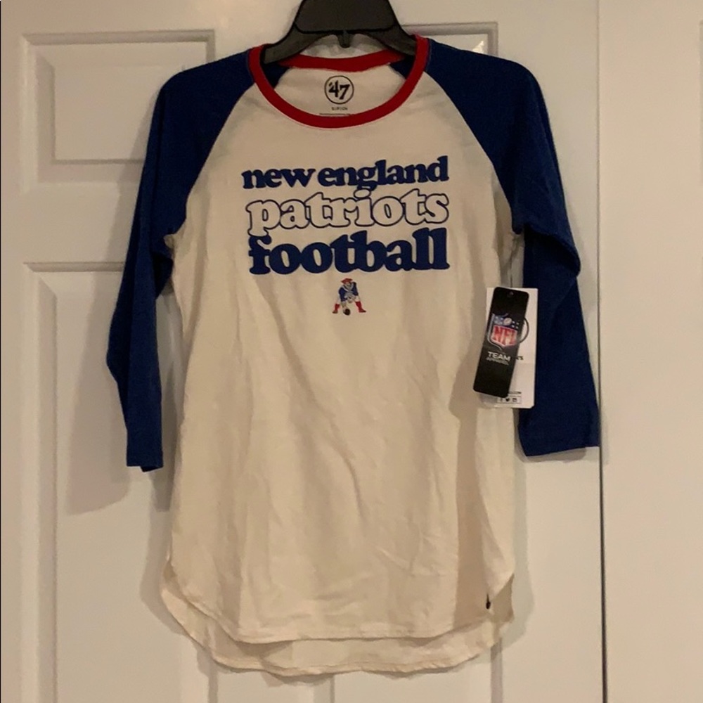 New England Patriots 3/4 Sleeve T-Shirt